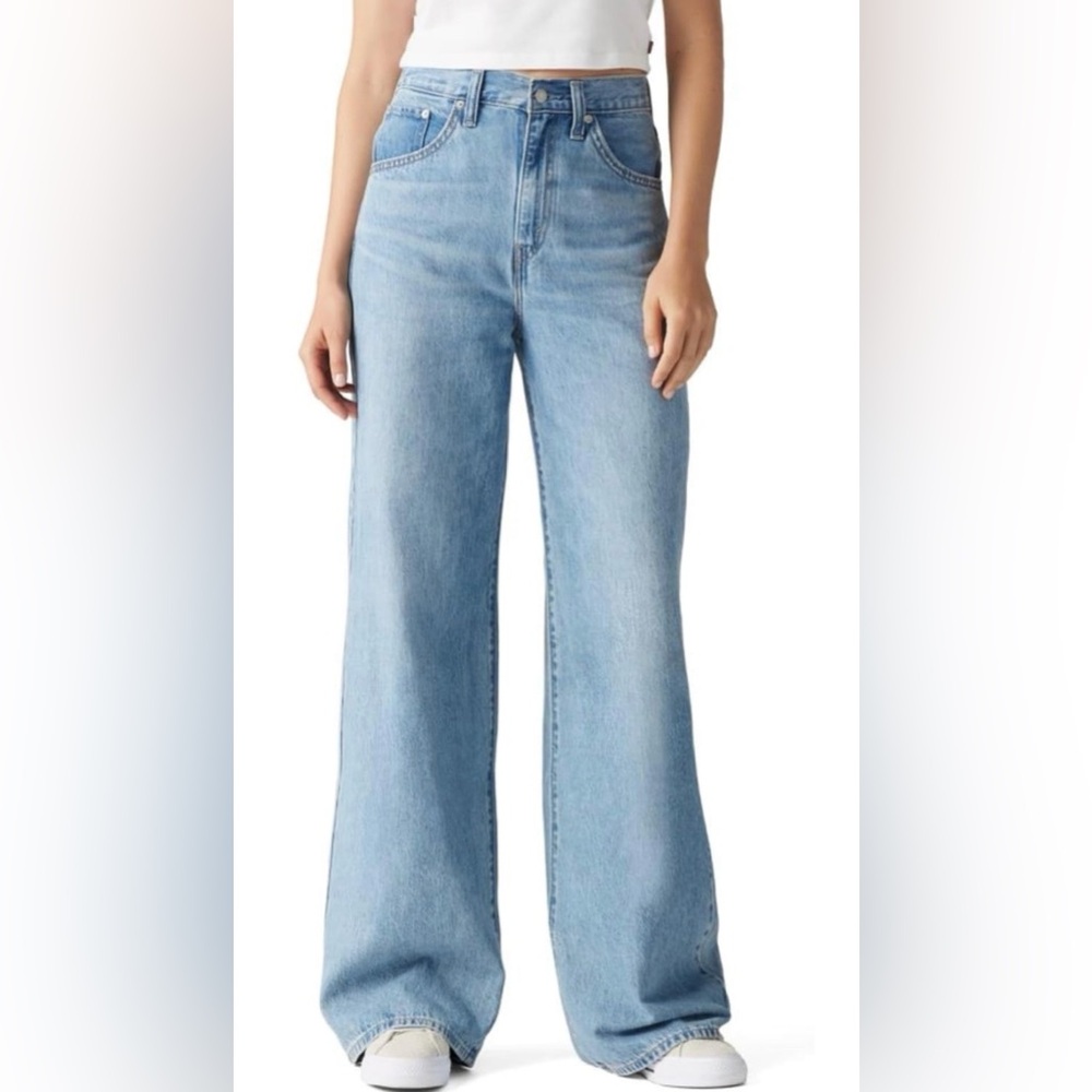 Levi's Sky Blue Flare Jeans